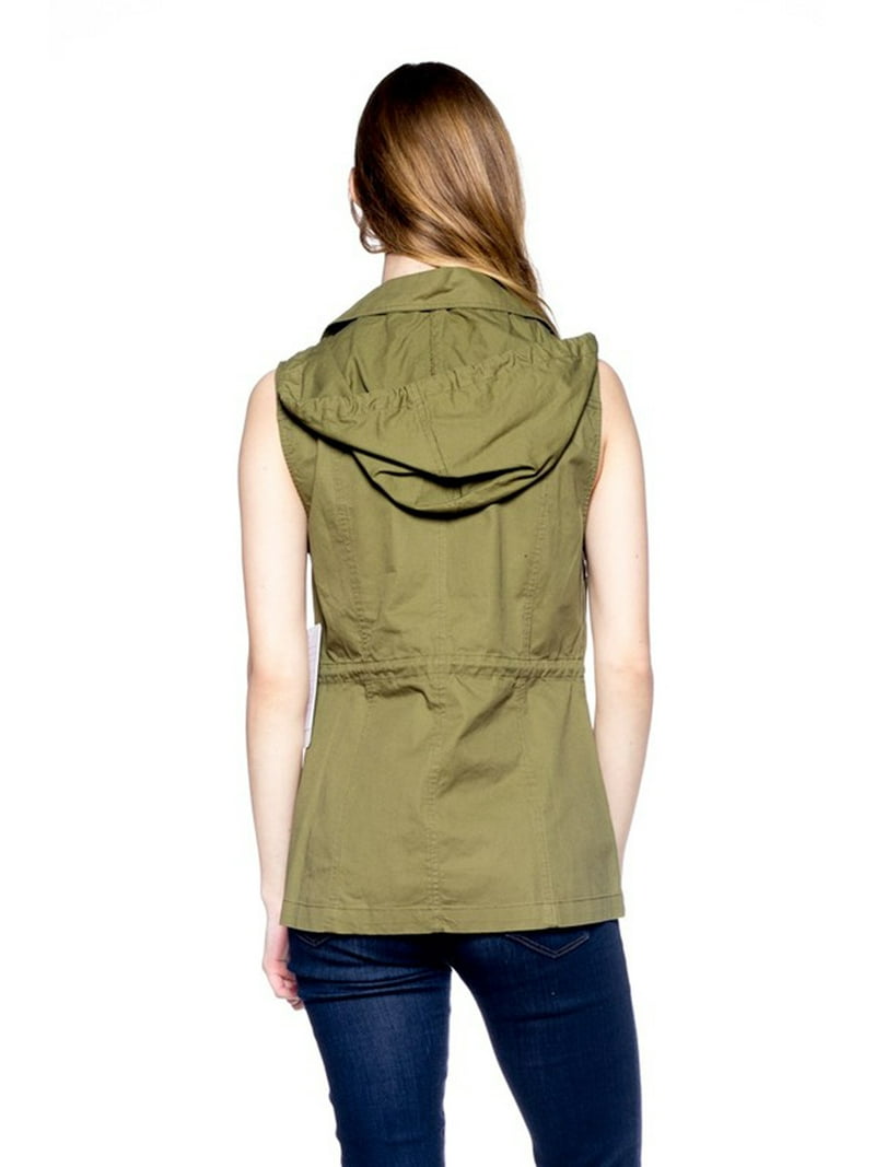 PacificPlex Women's Casual Sleeveless Cargo Utility Vest