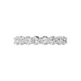 thumbnail image 3 of ARAIYA FINE JEWELRY 10K White Gold Lab Grown Diamond Eternity Band Ring (3 cttw, D-E Color, VS Clarity) Size 9.5, 3 of 6