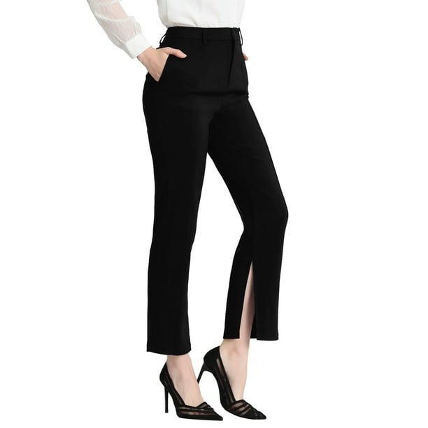 Pantalones de Pierna ancha Allegra K Negro L