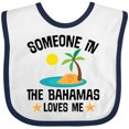 thumbnail image 3 of Inktastic Bahamas Vacation Souvenir Boys or Girls Baby Bib, 3 of 4