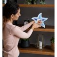 thumbnail image 7 of Puzzled CoTa Global Light Blue Stripes Starfish Beach 2x2 Frame - Blue Wood Starfish Photo Frame, Handmade Beach Sand Nautical Picture Frame For Tabletop or Wall Hang - 4.25 Inches, 7 of 7