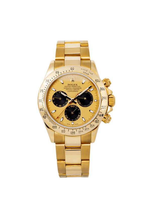 Pre-Owned Rolex Daytona 116528 40MM Champagne Dial & Yellow Gold Bracelet