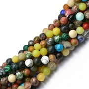 15" Strand 8mm Round Nature Jasper Jade Agate Gemstone Craft Loose Beads DIY