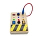 thumbnail image 3 of Juguete Montessori Interruptor de luz Juguetes Tablero sensorial Juego de cognición educativa Juguetes sensoriales Tablero ocupado de madera para, 3 of 8