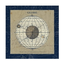 Trademark Fine Art 'Globe Blue' Canvas Art by Sue Schlabach