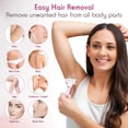 thumbnail image 5 of 4 in 1 Electric Razor for Women, Anpro Cordless Face Shaver Set, Wet & Dry Lady Hair Remover, Painless Facial & Body Hair Exfoliation USB Charging for Bikini Line, Nose Hair, Eyebrow, Arm, Leg, 5 of 9