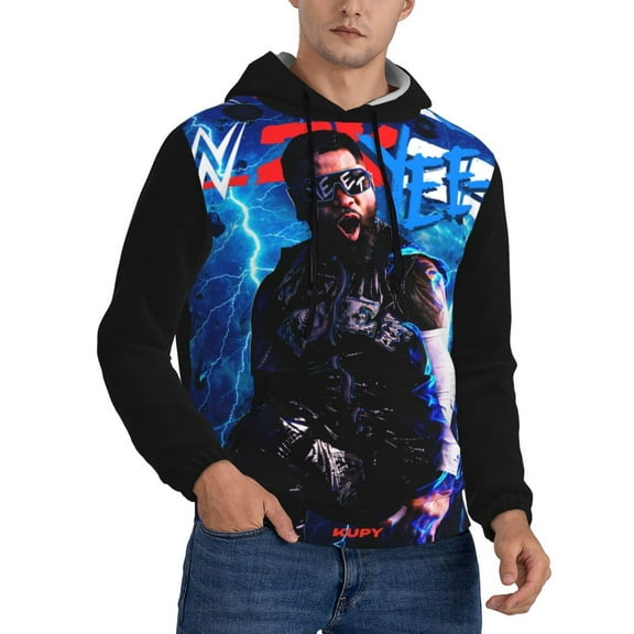 Jey Wrestler USO 1 Hoodies 3D Print Lightweight Pullover Hoodie Casual Hooded Sweatshirts with Pocket For Men Women