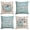Blue, variant on Sm:)e Thanks Pumpkin Leaves Fall Throw Pillow Covers, 18 x 18 Inch Autumn Thanksgiving Harvest Polka Dot Orange Decorations for Sofa Couch Set of 4