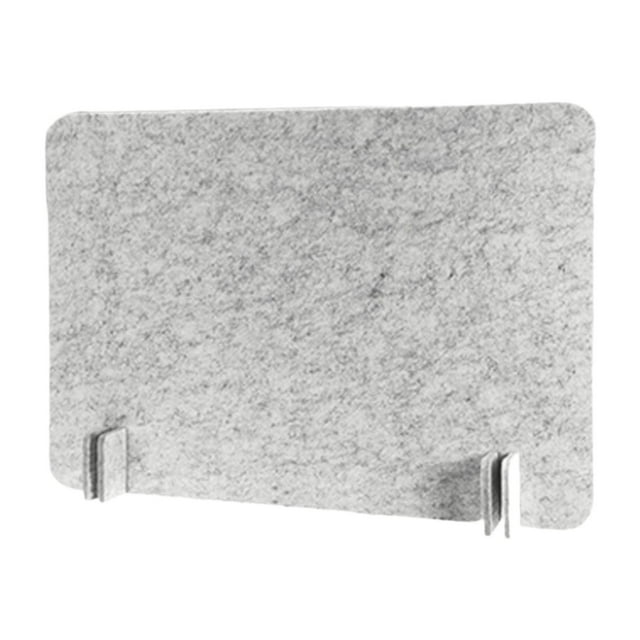 DOLITY Acoustic Desk Divider Desk Partition Freestanding Desk Divider for Classroom light grey