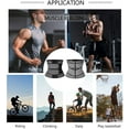 thumbnail image 6 of VASLANDA Sauna Waist Trimmer Belt, Wide Men Workout Waist Trainer, Sweat AB Belt with Adjustable Double Straps, Weight Loss Back Support Neoprene Snug Fit Belly Belt, 6 of 6