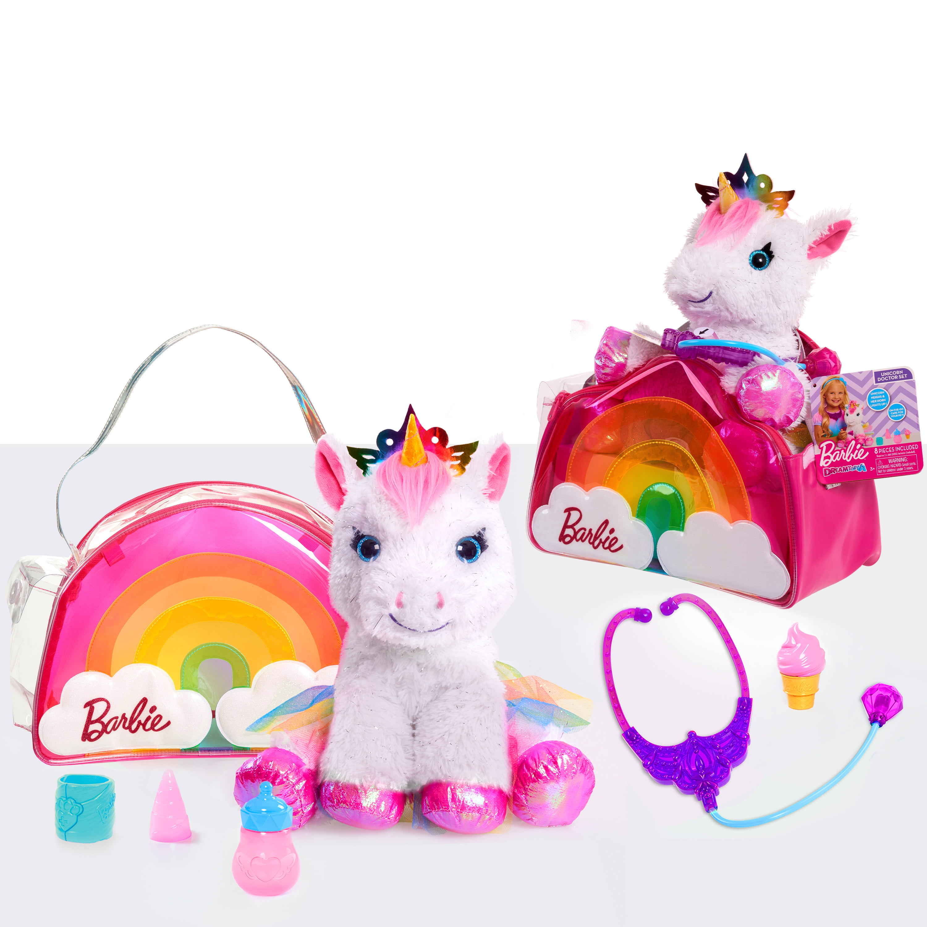 Just Play Barbie Dreamtopia 8-piece Doctor Set with Unicorn Plush, Kids  Toys for Ages 3 up