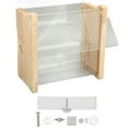 thumbnail image 2 of Chicken Feeder Discharge Control Piece Automatic Large Capacity Clear Acrylic Chick Bird Food Box For Budgies Cockatiel Quails, 2 of 8