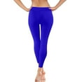 thumbnail image 5 of Ultra Soft Leggings for Women Yoga Workout Pant with Crisscross Lace-up Bottom Trendy Active Gym Clothes (L, Blue), 5 of 8