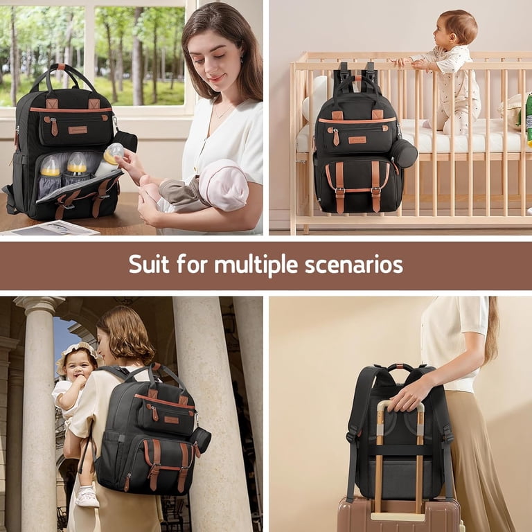 Maelstrom Diaper Bag Backpack,29L-45L Expandable Large Baby  display picture 1
