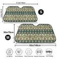 thumbnail image 3 of Kdxio Traditional Tribal Aztec1 Print Windshield Sun Shade,UV Rays and Sun Heat Protection,Sunshade for Car Windshield,Car Shade Front Windshield - Medium, 3 of 6