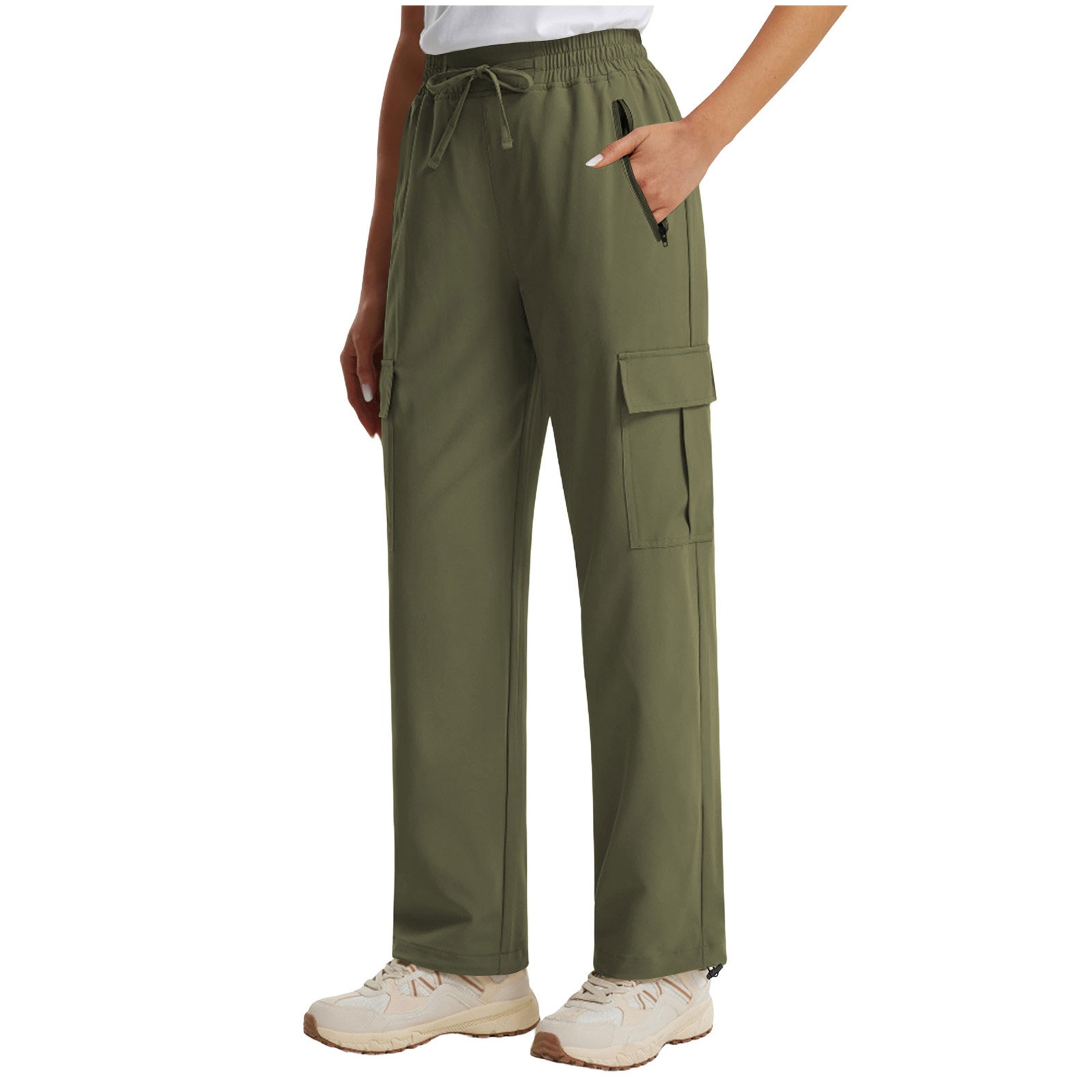 Womens Cargo Utility Work Hiking Army Military Multi Pockets  display picture 1