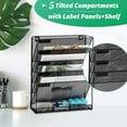 thumbnail image 6 of Jesscasday Desk Organizers Hanging Wall File Holders Magazine Storage Rack for File Storage, 6 of 11