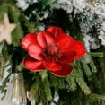 thumbnail image 5 of Wovilon Christmas Decoration Artificial Flowers Diy Christmas Flannel 5.9 In Christmas Flower Christmas Tree Decoration Flower Arrangement, 5 of 6