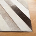thumbnail image 3 of SAFAVIEH Studio Leather Wenona Geometric Area Rug, Grey/Brown, 8' x 10', 3 of 8