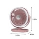 thumbnail image 3 of Fiudx Ofertas flash Artículos en oferta Ventilador recargable USB con luz nocturna de escritorio para exteriores, iluminación de escritorio para dormitorio en casa, ventilador de mesa pequeño, 3 of 7