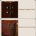 thumbnail image 4 of Coffre de Rangement avec Serrure Planche Composite Chambre Salon Coffre au Trésor Armoire de Collection, 4 of 6