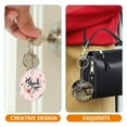 thumbnail image 3 of HEMOTON Key Tag with Ring for Hotels Stainless Steel and Acrylic Blank Sublimation Keychain DIY Decor Multi, 3 of 8