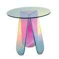 thumbnail image 4 of Mesa Auxiliar Redonda Moderna perfecl DIY Arco iris Acrílico 45x47cm, 4 of 8