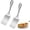 2PCS, variant on Fmxomd Small Spatula 2 Pieces, Metal Spatulas for Kitchen Use, Stainless Steel Mini Serving Spatula for Flipping and Cooking, Ideal for Brownies, Tiramisu, Cookie, Lasagna or Pancakes