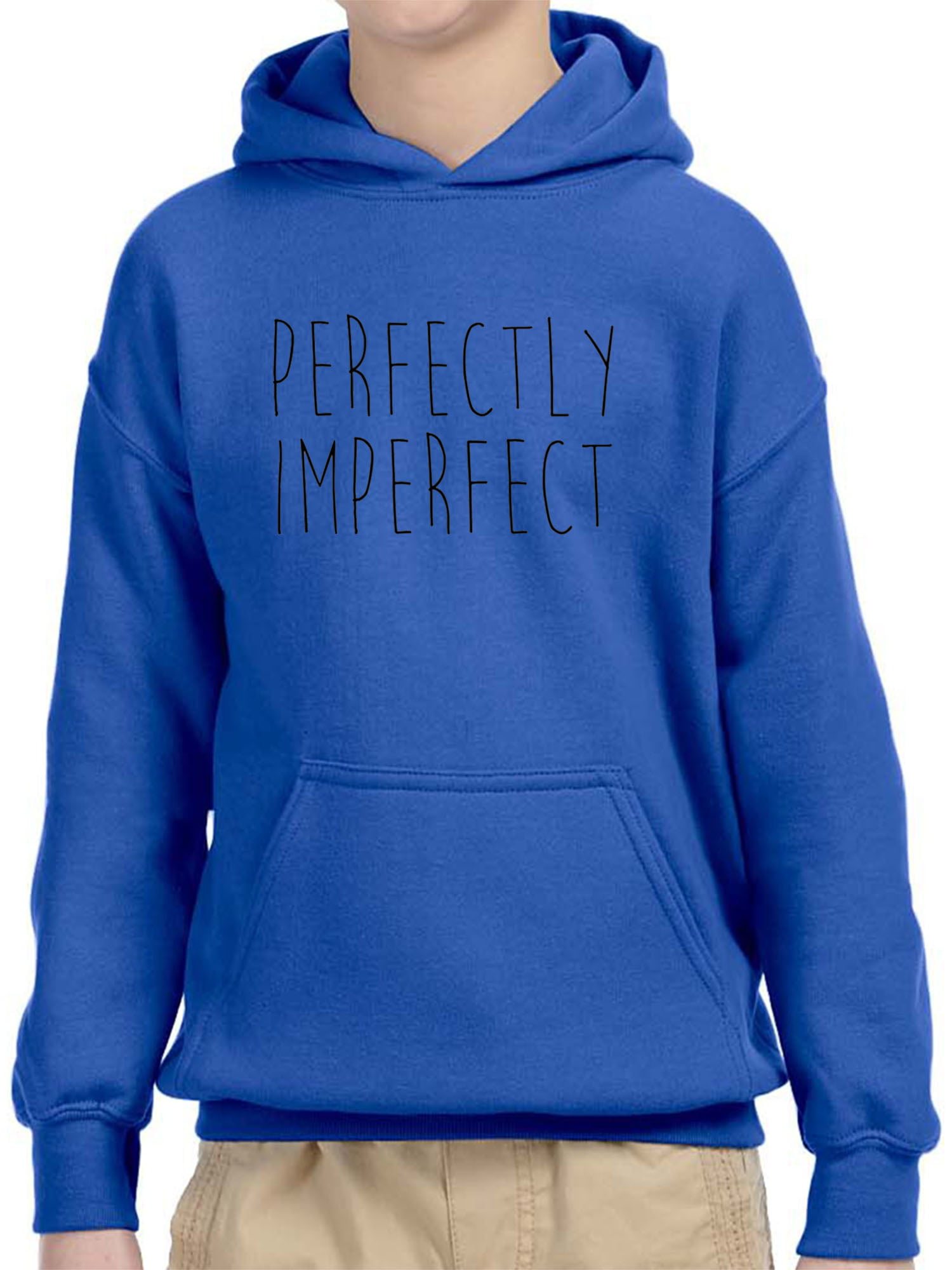 Perfectly Imperfect Carolina Blue Full Size UNISEX Fleece Sweatshirt