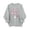 #0044-Gray, variant on Halloween Breast Cancer Awareness Womens Sweatshirt Crew Neck Long Sleeve Fleece Pumpkin Ghost Bow Pink Ribbon Print Oversized Womens Tops