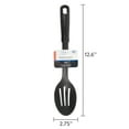 thumbnail image 3 of Mainstays Slotted Plastic Straining Spoon, Soft-Grip Black Handle, Nylon Head, 3 of 8