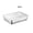 Large Size 2pcs, variant on Stainless Steel Rectangle Tray Large Capacity Metal Food Serving Plate Rice Noodle Pan Home Lunch Bento Dishes Storage Organizer