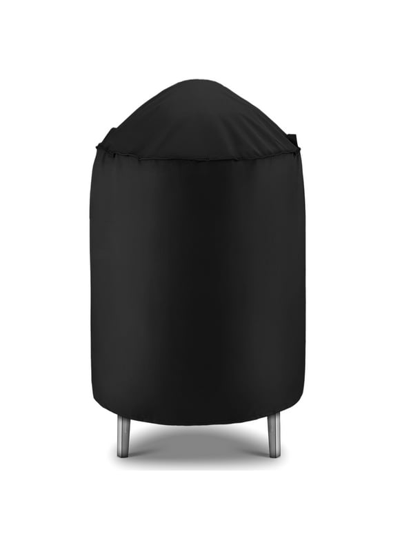 Unicook Round Smoker Cover 30 Inch, Heavy Duty Waterproof Barrel Grill Cover, Fade Resistant Charcoal Kettle Grill Cover, Fits Weber Char-Griller etc.