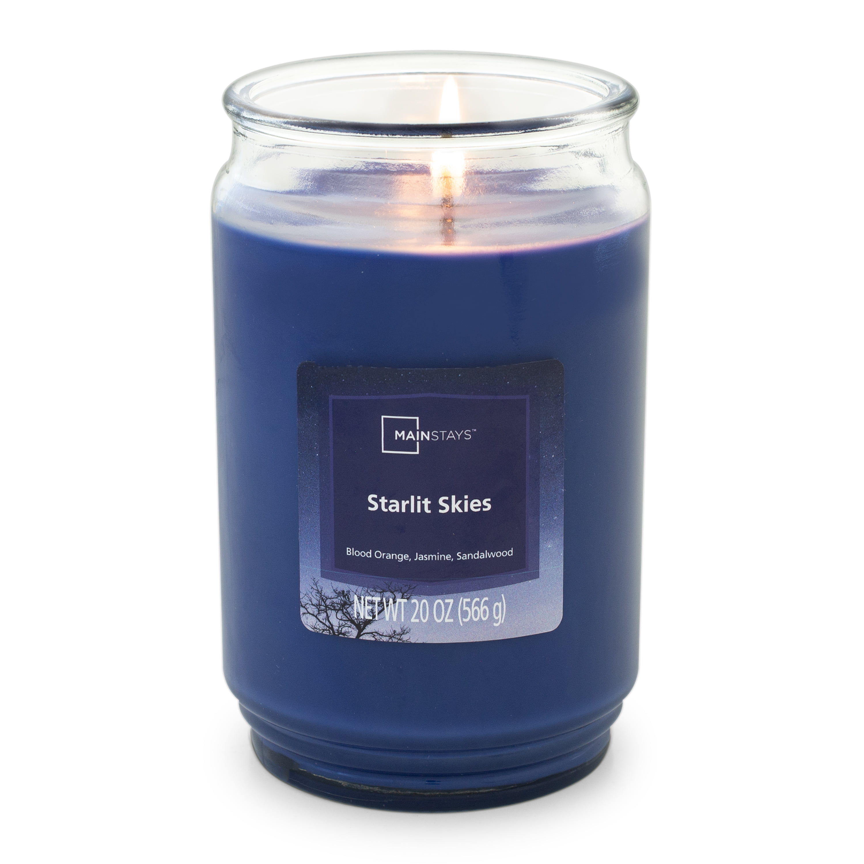 Mainstays Starlit Skies Scented Single Wick Candle, 20 oz.