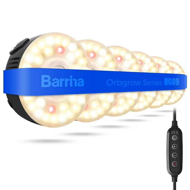 Luz LED de cultivo Barrina Orbgrow OG09 Puck de 54 W de espectro completo