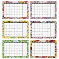 20252026 Pressed Flowers Desk Calendar Pad, 11Inch x 161/4Inch Size