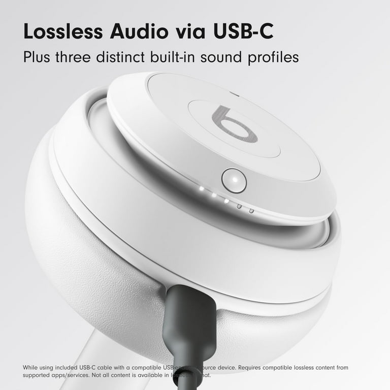 Beats by Dr. Dre Studio Pro Wireless Headphones (Matte White Beats by Dr. Dre Studio Pro Wireless Headphones (Matte White