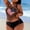SwimwearA724-Brown, variant on LEKWK Plus Size Tankini Swimsuits for Women Two Piece Usa Flag Print Loose Fit Bathing Suits Tummy Control Patriotic Summer Vacation Swimwear