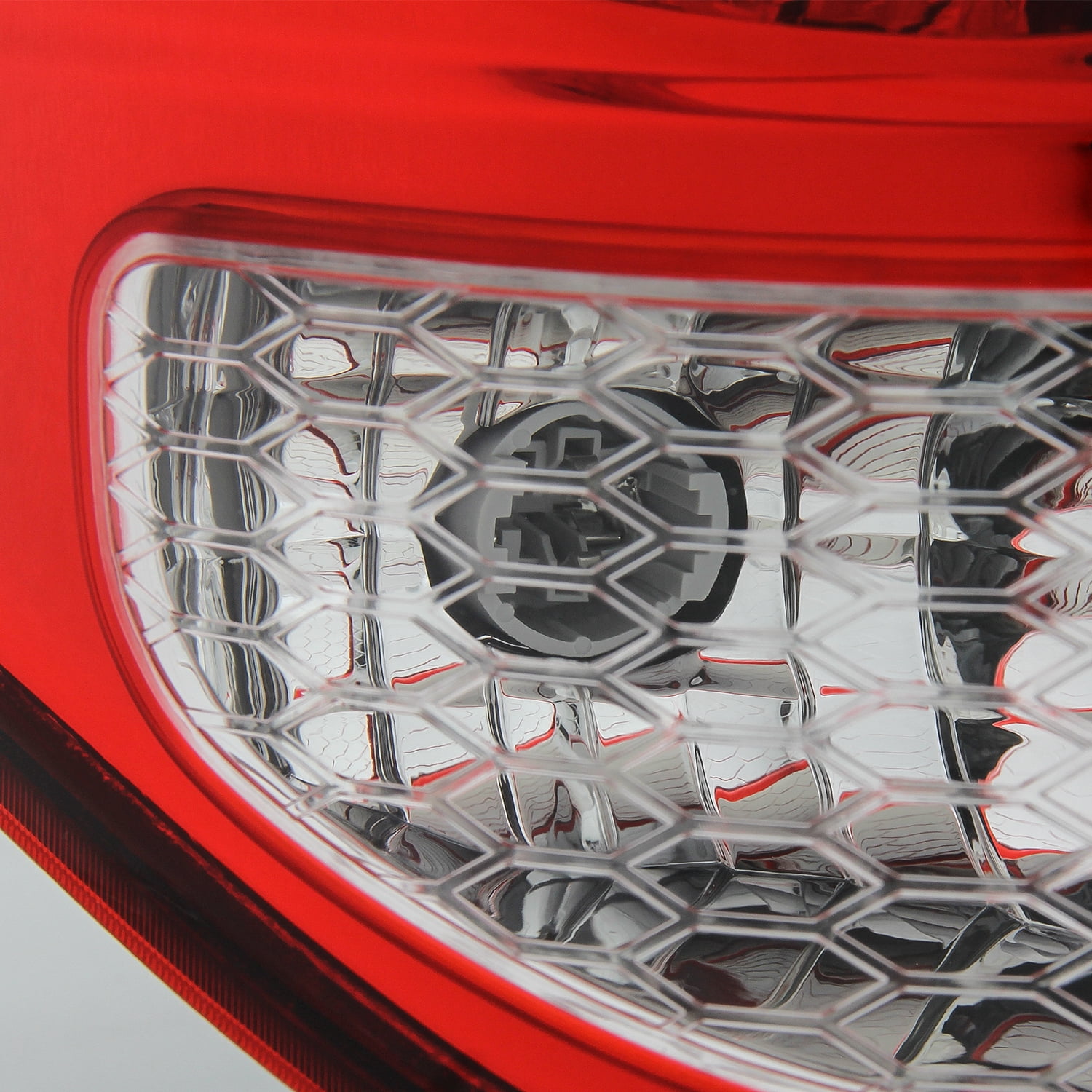 AKKON - Fits 2011-2020 Dodge Grand Caravan Premium LED Chrome Red Clear Tail Brake Lights w/ Turn Signal Driver Left Side