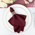 thumbnail image 6 of Balsa Circle 5 Pieces 17" Polyester Fabric Napkins Burgundy, 6 of 8