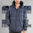 thumbnail image 5 of Members Only Men's Twill Block Puffer Jacket - Navy , 2XL, 5 of 6