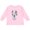 AD-Pink, variant on Cute Llama with Flower Boys or Girls Long Sleeve Toddler T-Shirt