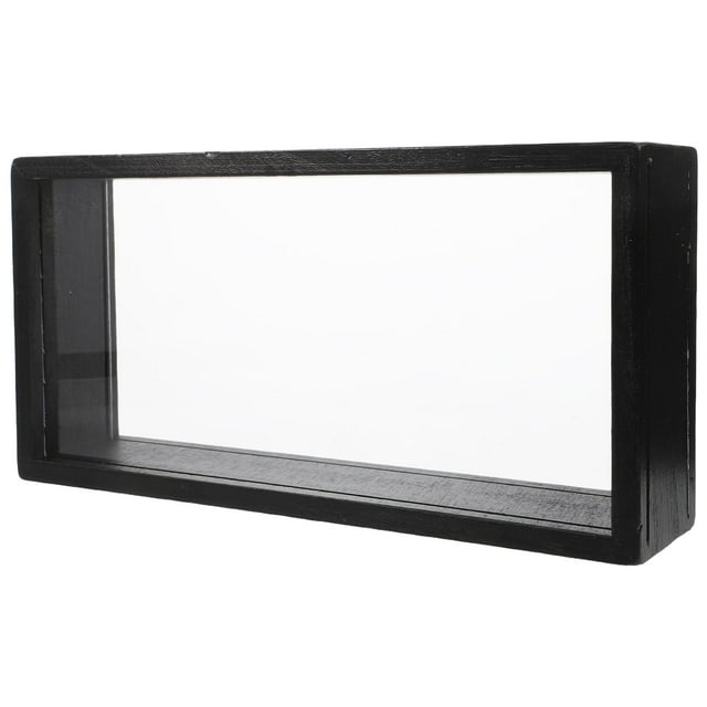 Vitrina flotante con marco acrílico pequeño para flores prensadas, caja de muestras DIY para obras de arte infantiles, decoración del hogar y colección de mariposas