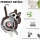 thumbnail image 5 of Inteprter Posavasos bonitos, manteles individuales con aislamiento seguro, ligeros y apilables para oficina y restaurantes. Mostrada gris, 5 of 6