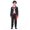 Black, variant on KDFJPTH Boys Outfits Set 2 Boys Mexican Traditional Dance Halloween Bowtie Belt Suit Outfit for Kids