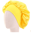 thumbnail image 2 of ITFABS Baby Unisex Bath Shower Caps, Solid Color Elastic Wide Brim Sleeping Hat, 2 of 3