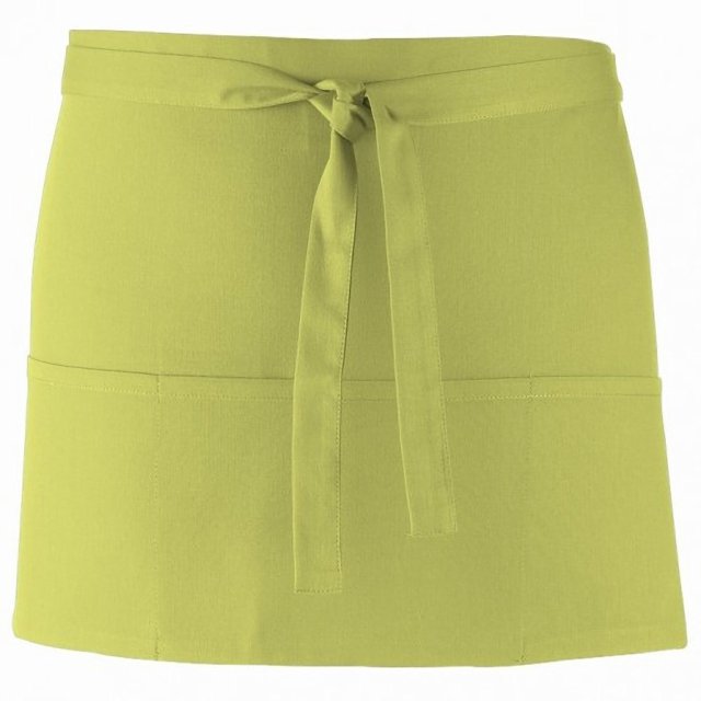 Premier- Delantal/ Uniforme de trabajo con 3 bolsillos en diferentes colores para mujer (Paquete de 2) (Lima)