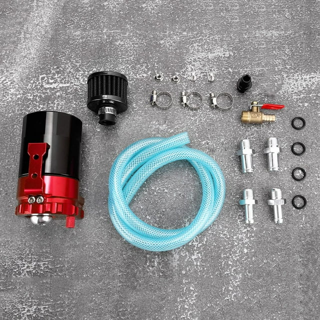 Réservoir de Récupération d'Huile 300ML, Accessoire de Filtre à Air Universel pour Moteur de Voiture