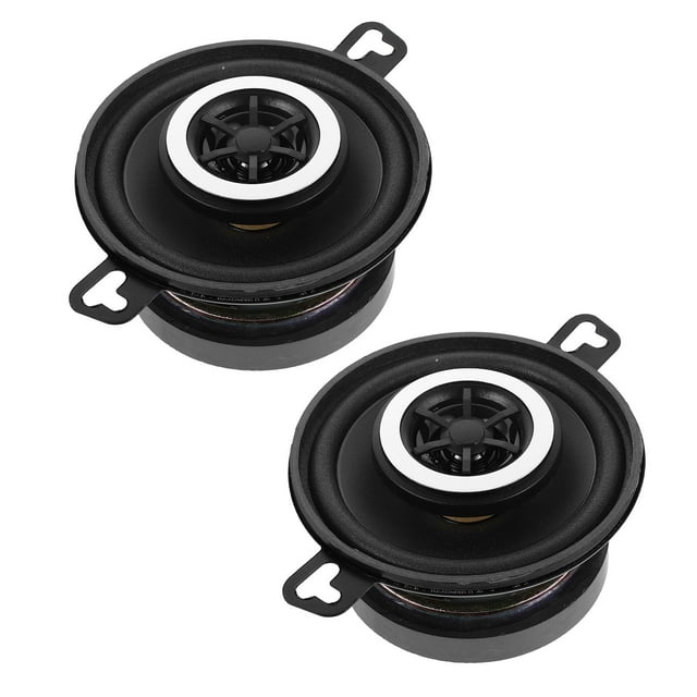 unbranded 2Ud Parlantes Para Auto Con Reproducción De Sonido Precisa Y Compacto En Color Negro