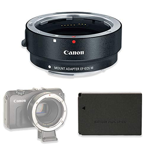 Canon EFM Lens Adapter Kit for Canon EF/EFS Lenses for Canon EOS M100